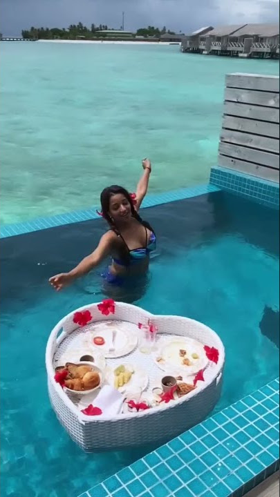 Monalisa Sizzles in Bikini During Maldives Vacation #shorts
