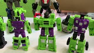 Así se transforman los CONSTRUCTICONS en autos y DEVASTATOR, TRANSFORMERS G1 HASBRO