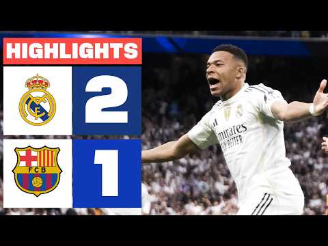 REAL MADRID 2 1 FC BARCELONA HIGHLIGHTS LALIGA EA SPORTS  REAL MADRID 2 1 FC BARCELONA HIGHLIGHTS LALIGA EA SPORTS