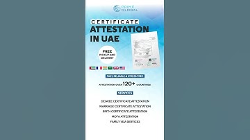 Certificate attestation services in the UAE #attestationservices #certificateattestation #uae
