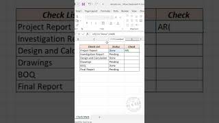 Show Checkmark ✔️ against completed Tasks in Excel screenshot 5