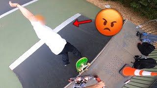 ANGRY SKATER GUY VS SCOOTERS!