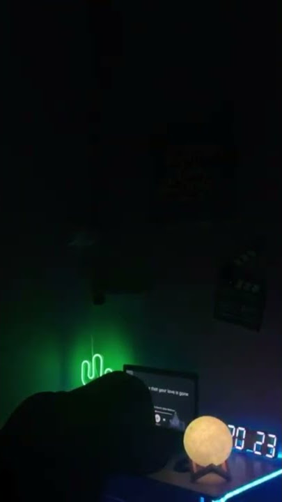 Mentahan vidio kamar Aesthetic terbaru (kamar gelap)