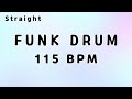 Funk drum loop 115 bpm