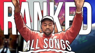 Ranking EVERY Kanye West Song