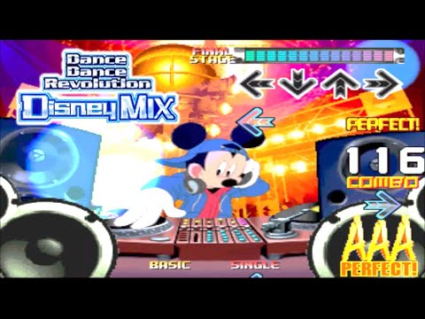 Dance Dance Revolution - DisneyMix Longplay Walkthrough [All Song Challenge]