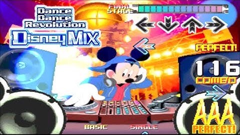 Dance Dance Revolution - DisneyMix Longplay Walkthrough [All Song Challenge]