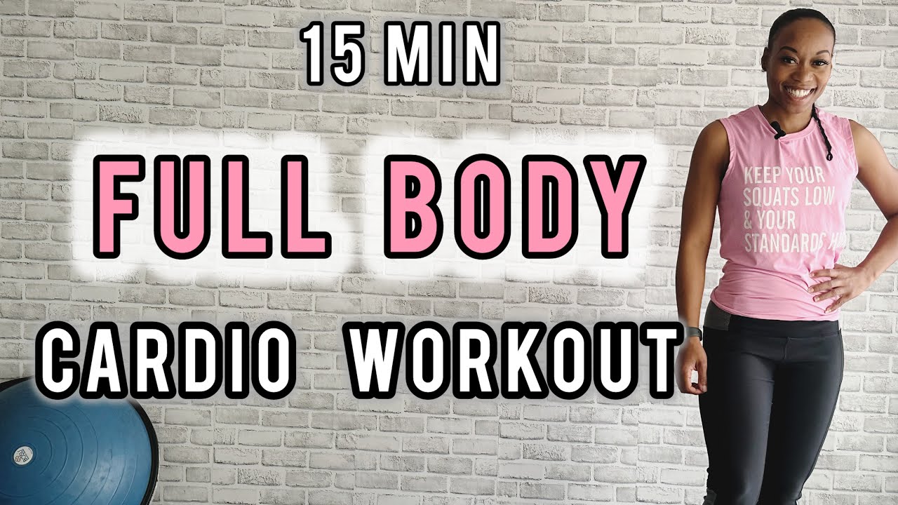 15 MIN FAT BURNING CARDIO WORKOUT | AT HOME NO EQUIPMENT - YouTube