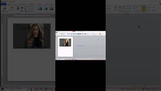 How to create a passport Size photo 🤳 in MS Words 💟 #youtubeshorts #viralshorts #computereducation
