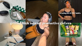 getting back into “productive girl” routine: healthy habits, 21 day challenge, + glowing up!