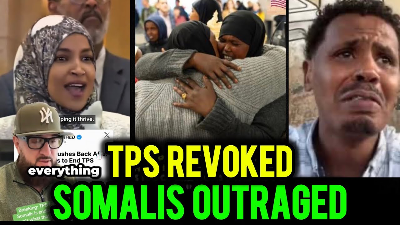 Somalis OUTRAGED After Trump Revokes TPS — Thousands Families Now Face Forced Deportation 
