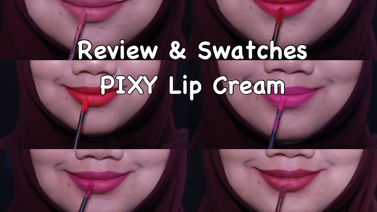 PIXY Lip Cream | Review & Swatches | Laras Sita Faza - YouTube