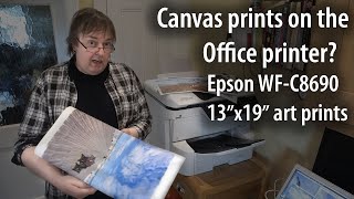 Famous Canvas prints on the office printer? Epson WF-C8690 13"x19" art prints - it can be done Profile