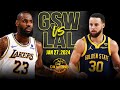 Golden State Warriors vs Los Angeles Lakers Full Game Highlights  January 27 2024  FreeDawkins