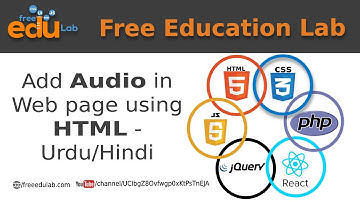 Add Audio in web page using html - Urdu/Hindi