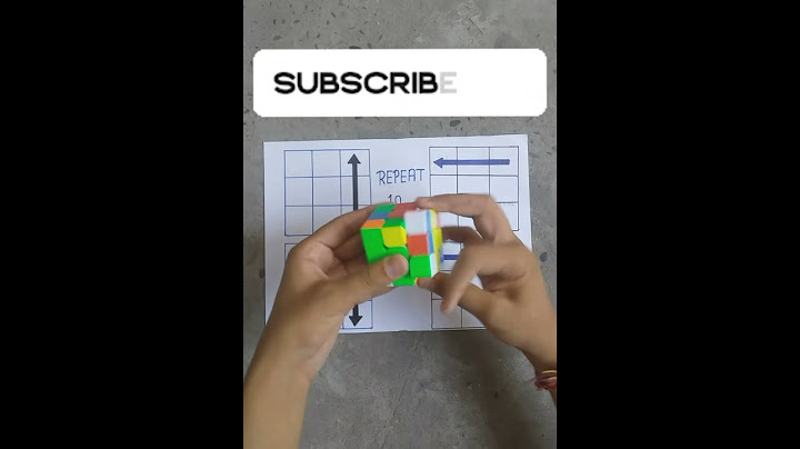 Rubik's cube new magic trick cube solve in 20 second LIKE AND SUBSCRIBE