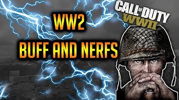 #USKRC *UPDATE*CALL OF DUTY WW2 PATCH NOTES BUFFS AND NERFS FG42 GREASEGUN KARK 98