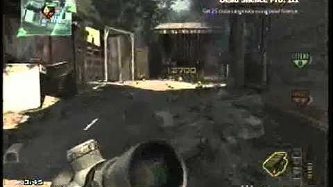 Modern Warfare 3 first quickscope video