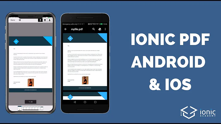 How to Open PDF Files with Ionic 4 on Android and iOS