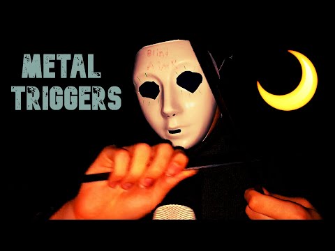 ASMR METAL SCRATCHING TRIGGERS - BLIND ASMR