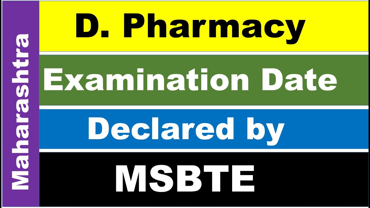 D pharmacy online form date 2020 maharashtra