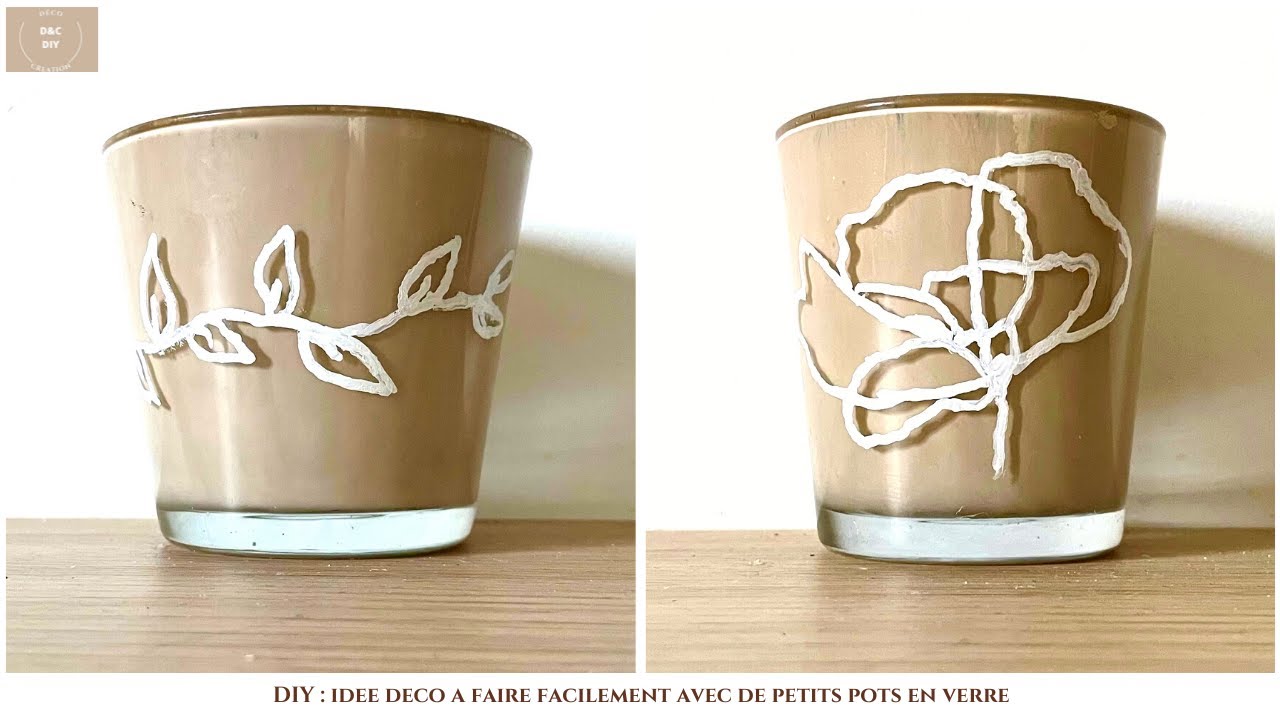 3 DIY AESTHETIC POUR RÉUTILISER VOS POTS EN VERRE *je test des diy  pinterest* 