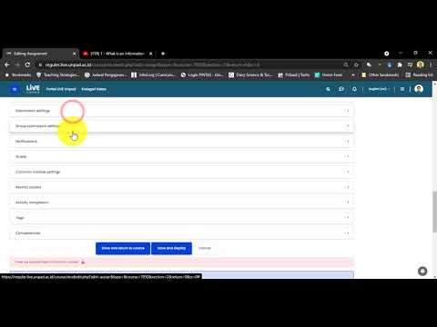 Membuat assignment (tugas) | Tutorial LMS LiVE Unpad | LMS Moodle