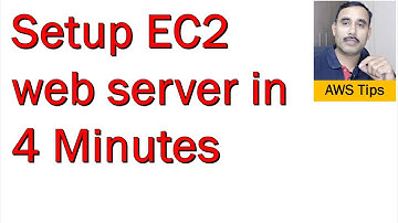 Setup EC2 web server with user data