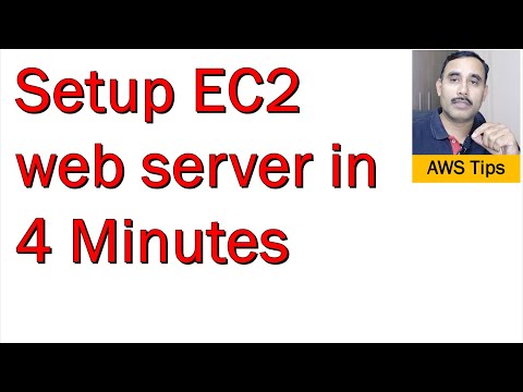 Setup EC2 web server with user data