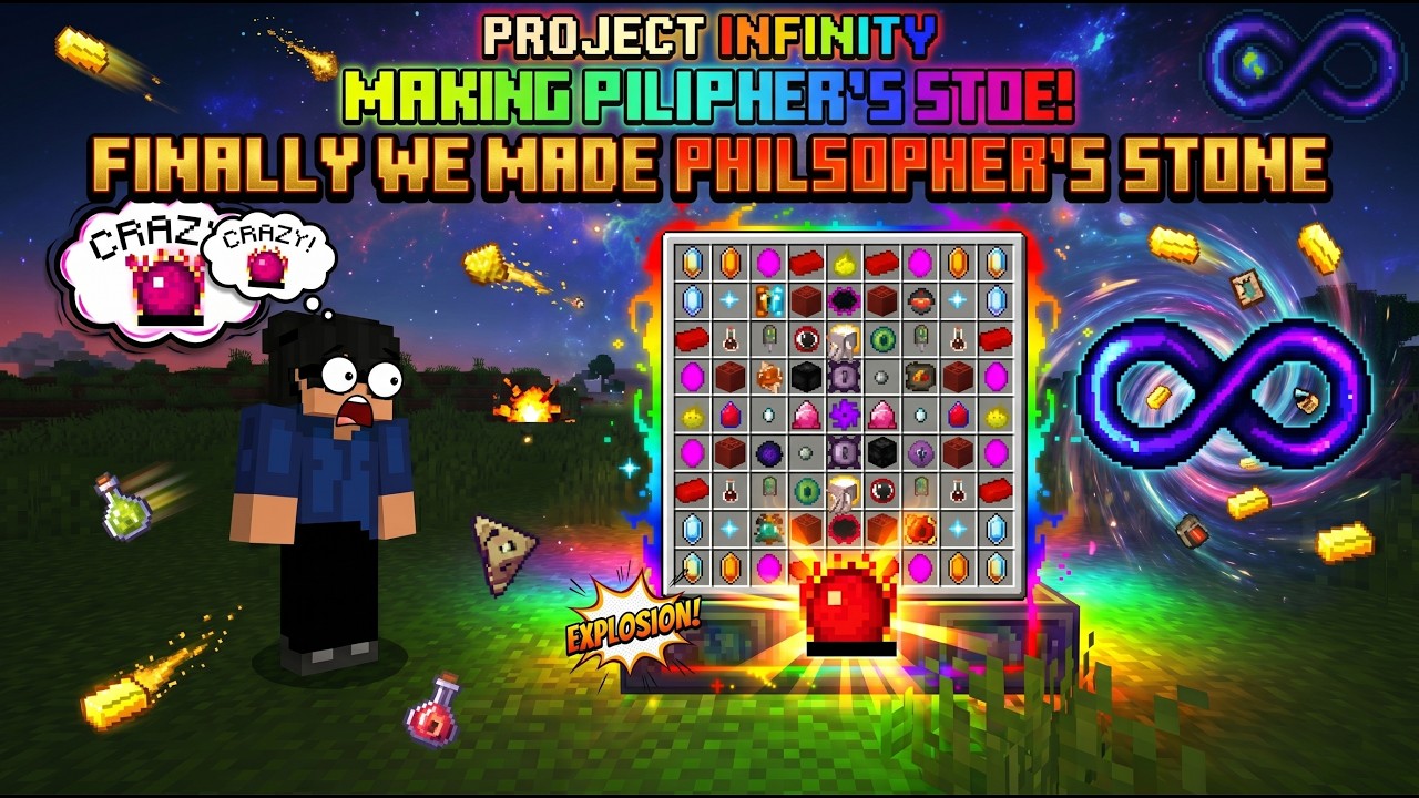 🔴 [LIVE] Project Infinity 0.1 Finally Philosopher's Stone || @4x4gaming ...