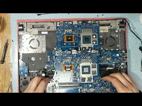 Asus  Strix G713IC замена материнской платы (replace MB)