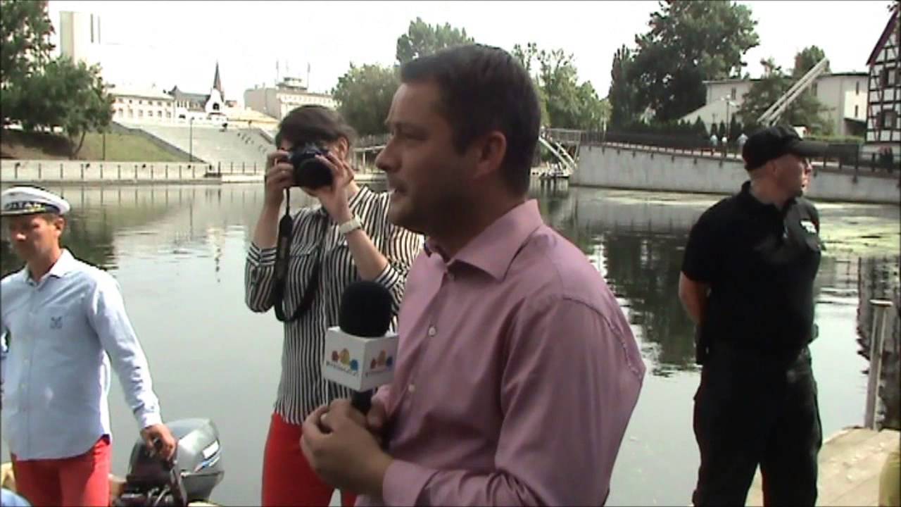 Bydgoszcz. TVN24 odwiedził Bydgoszcz. Kuźniar pokazywał Wyspę Młyńską