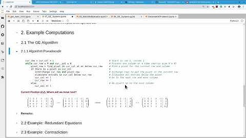 07 Gaussian Elimination (Part b)