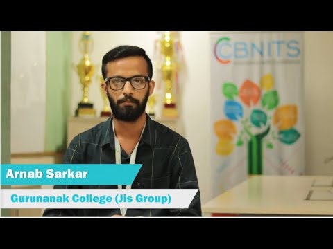 Arnab Sarkar shared his incredible journey of joining CBNITS
