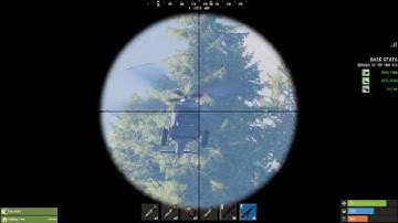 Rust taking attack helicopter down for the first time PS5