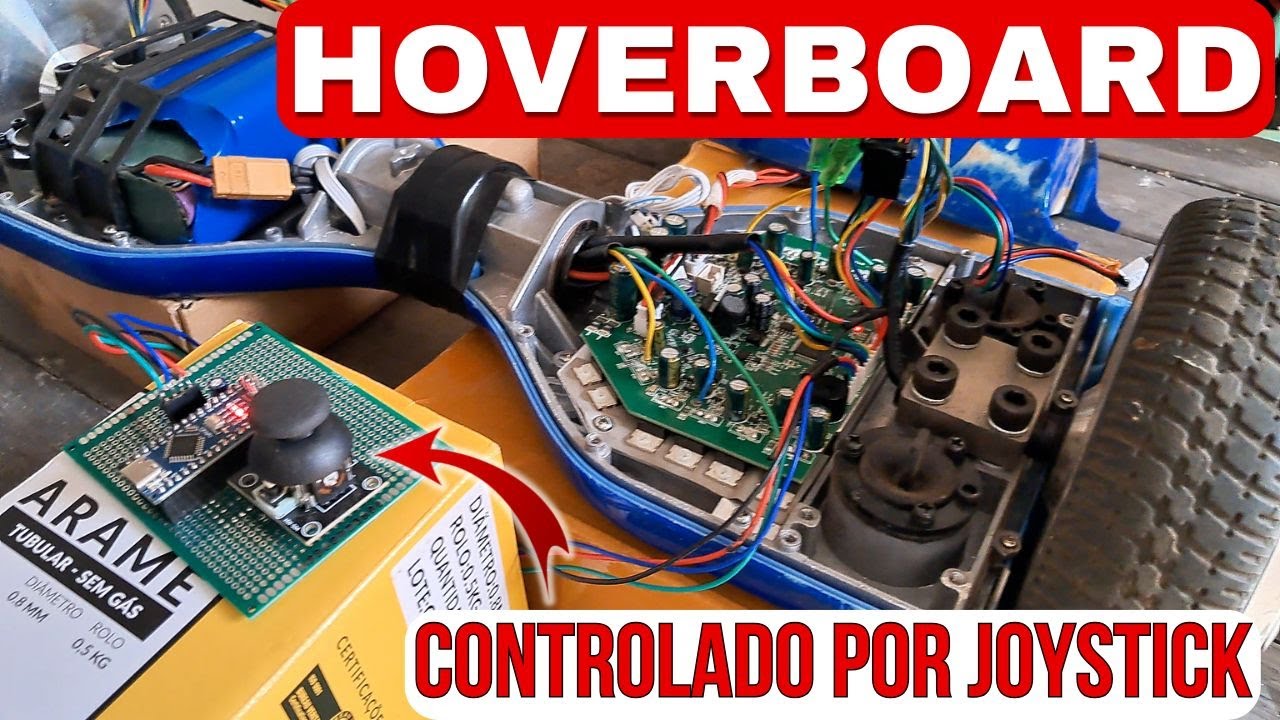 Especialista em Robótica mostra Como controlar Hoverboard com Joystick
