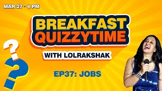 Teatime Quizzytime Ep37: Jobs