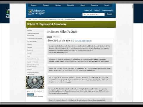 An overview of EPrints : The University of Glasgow's Experience