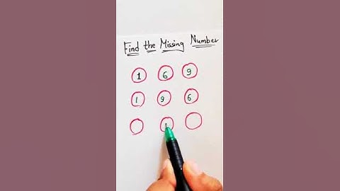 Find the missing Number 🤔 #maths #viral #ytshorts #shortvideo #sh#shorts #shortsfeed #short