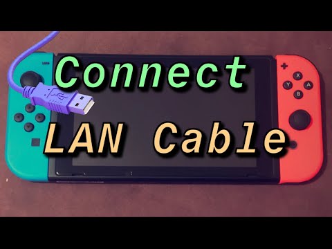 Nintendo Switch How to Connect to a LAN Cable or Ethernet Cable NEW!