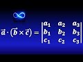 45. Triple producto escalar (Producto mixto), fórmula, ejemplos, demostración | Cálculo vectorial