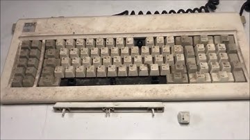 IBM Model F BARN FIND PART 2 Keyboard Deep Restoration