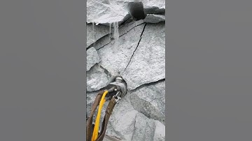 Piston-type hydraulic splitter, rock-breaking tool, durable, applicable to any site #mining