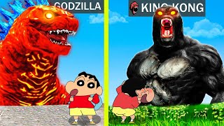 KING KONG FAMILY V/s GODZILLA FAMILY in GTA 5 | THUGBOIMAX