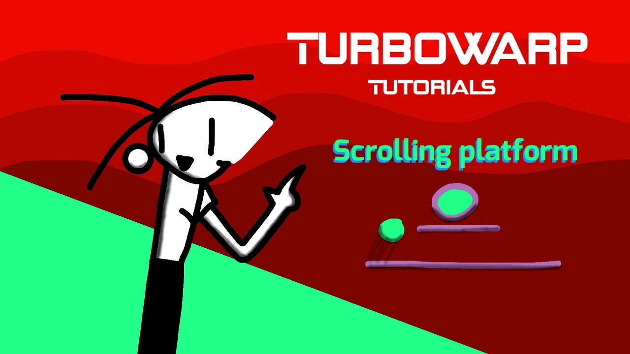 TurboWarp Tutorial Scrolling Platform YouTube