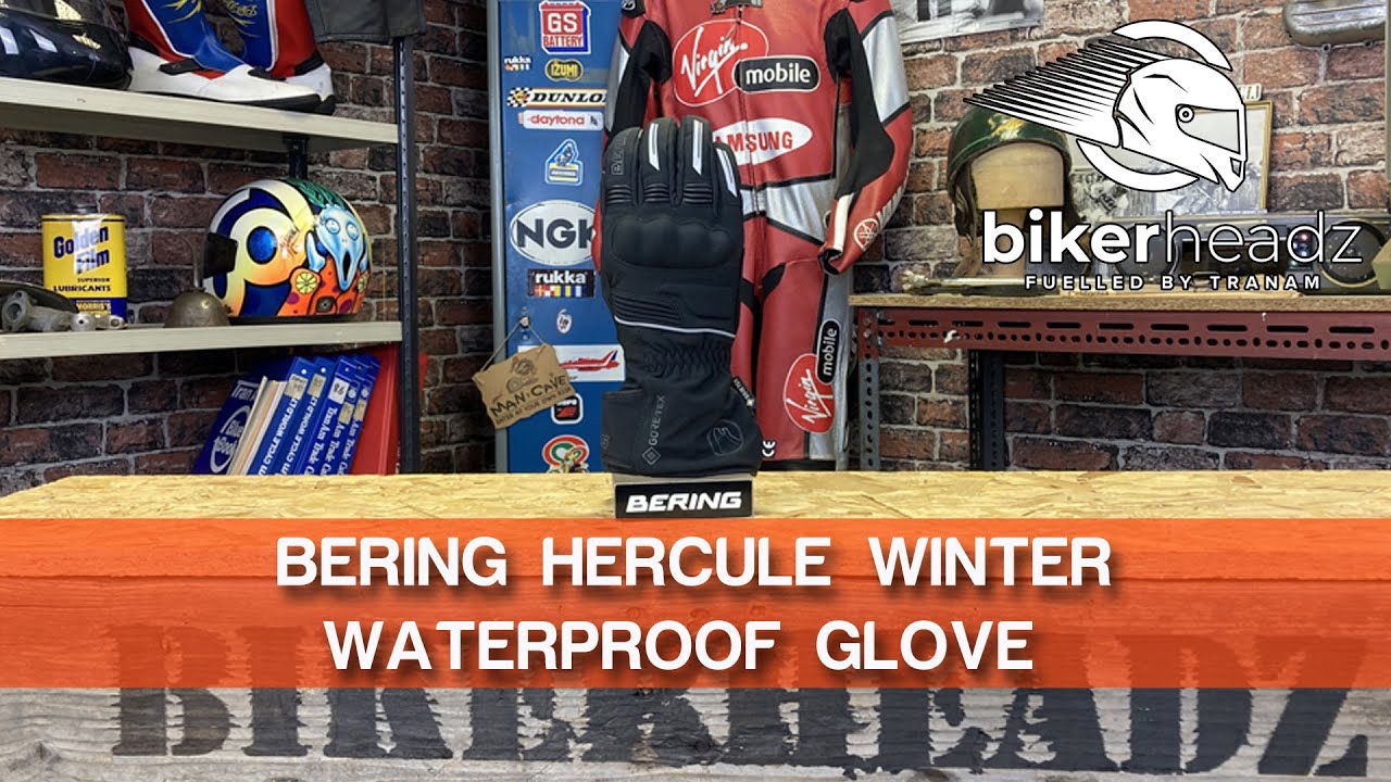 Bering Mens Hercule Winter GoreTex Motorcycle Glove 4K Video |  BikerHeadz.co.uk - YouTube