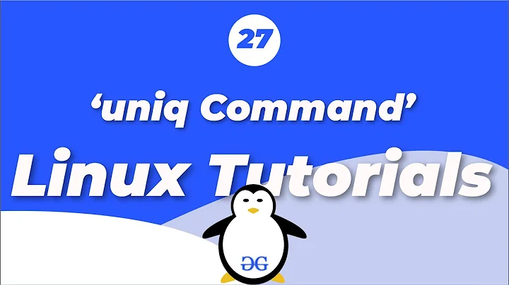 Linux Tutorials | uniq command | GeeksforGeeks