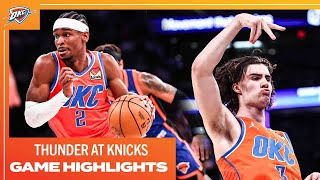 OKC Thunder at New York Knicks | Game Highlights | March 31, 2024