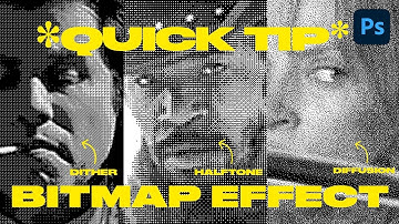 🖼 HOW TO CREATE BITMAP PHOTO EFFECT QUICK & EASY (PHOTOSHOP TUTORIAL)