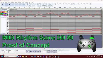 MIDI-Based Music Game - Dev Diary #0 - Proof of Concept
